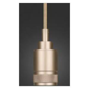 Feit Electric 60-Watt 1-Light Socket Matte Gold Industrial Style Pendant Light Plug In & Hardwire Fixture (no bulb or shade included)