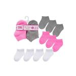 Going Pro No-Show 10 Pairs Socks 12-24M Pink