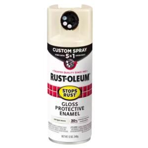 Rust-Oleum Stops Rust - 12 oz. Custom Spray 5-in-1 Gloss Antique White Spray Paint