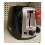 Better Chef Cool Touch Wide-Slot Toaster Black Grey