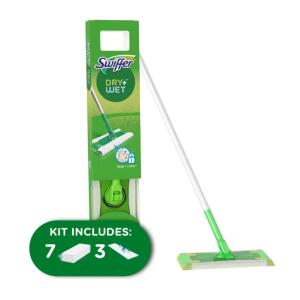 Sweeper 2-in-1 Dry and Wet Multi-Surface Mopping Starter Kit (1-Mop, 10-Refills)