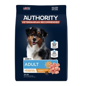 Authority® Everyday Health Adult Dry Dog Food - Chicken & Rice 34lb