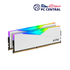 XPG 32GB SPECTRIX D50 RGB DDR4 3600 MHz UDIMM Memory Kit (White, 2 x 16) 