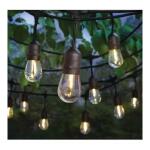 Hampton Bay 24-Light 48 ft. Indoor/Outdoor String Light with S14 Single Filament LED Bulbs