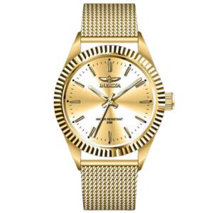 Invicta Band Watch Gold Tone