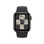 2023 Apple Watch SE 44mm GPS 2nd Generation Midnight Aluminum Case with Sport Band M/L