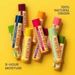 Burt's Bees Lip Balm Stocking Stuffers, Natural Origin Lip Care (4-Pack), Moisturizing Lip Care Christmas Gifts, Original Beeswax with Vitamin E & Peppermint Oil