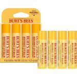 Burt's Bees Lip Balm Stocking Stuffers, Natural Origin Lip Care (4-Pack), Moisturizing Lip Care Christmas Gifts, Original Beeswax with Vitamin E & Peppermint Oil