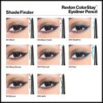 Revlon Pencil Eyeliner, 210 Teal, 0.01 oz, ColorStay Eye Makeup with Built in Sharpener, Waterproof, Smudge proof, Longwearing with Ultra Fine Tip