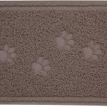 Arm and Hammer 23 x 13 Inch Cat Litter Mat, Gray Nylon Pet Placemat