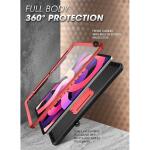 SUPCASE 10.9 Inch for iPad 10th Generation (2022) with Screen Protector Unicorn Beetle Pro, Built-in Stand & Pencil Holder Heavy Duty Rugged Protective Case Inch (Ruddy)