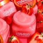 Tree Hut Strawberry Shea Sugar Scrub, Ultra Hydrating and Exfoliating Scrub for Nourishing Essential Body Care, 18 oz