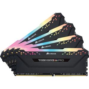 Corsair Vengeance RGB Pro 32GB (4x8GB) LED Desktop Memory - Black