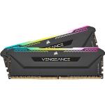 CORSAIR VENGEANCE RGB PRO SL DDR4 RAM 32GB 2x16GB Desktop Computer Memory - Black