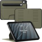 ZUGU CASE for iPad 10th Generation 10.9 Inch (2022) Slim Protective Case Magnetic Stand & Sleep/Wake Cover Model A2696, A2757, A2777 (Olive Green)