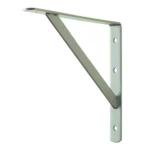 Everbilt 12 in. x 8 in. Heavy Duty Shelf Bracket Satin Nickel