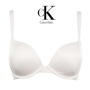 Calvin Klein Women Push-Up Plunge Bra, White 36A