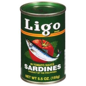 Ligo Sardine in Tomato Sauce 4pcs 5.5 OZ