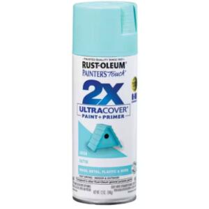 Rust-Oleum Painter's Touch 2X - 12 oz. Satin Aqua General Purpose Spray Paint