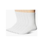 Fruit of the Loom White Sock 6 Pack 4-10size