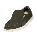 Norty Footwear Mens Slip On Loafer Casual Boat Shoes Olive Size 8