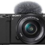 Sony - Alpha ZV-E10 Kit Mirrorless Vlog Camera with 16-50mm Lens - Black Model:ILCZVE10L/B