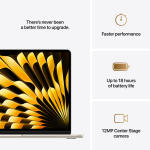 Apple 13" MacBook Air M4, 24GB Unified RAM | 512GB SSD 10-Core GPU (Starlight)
