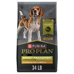 Purina Pro Plan Weight Management Shredded Blend Adult Dry Dog Food - Chicken & Rice 34lb