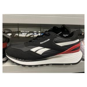 Reebok Lightweight Sneakers Black White Red Size 3.5-6