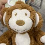 Little and Loved Baby Monkey Stuffed Toy Brown