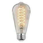 Feit Electric 60-Watt Equivalent ST19 Dimmable Spiral Filament Clear Glass E26 Vintage Edison LED Light Bulb, Bright White