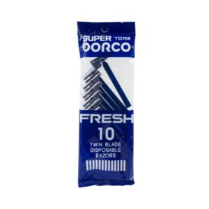 Dorco Twin Blade Disposable Razors 10/pack