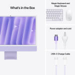 Apple 24" iMac with M4 Chip 16GB Unified RAM | 256GB SSD 8-Core GPU (Purple)