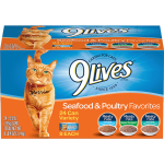 9Lives (5.5Oz,24Cans) Cat Food Variety Pack