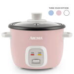 Pink - AROMA® 4-Cups (Cooked) / 1Qt. Rice & Grain Cooker