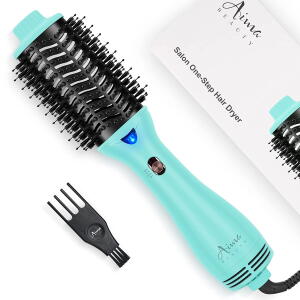 Green - Aima Beauty One-Step Hair Dryer Brush & Volumizer Hot Air Brush