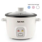 White - Aroma 4-Cups (Cooked) / 1Qt. Rice & Grain Cooker