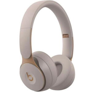 Ivory Beats Solo Pro On-Ear Headphones - Wireless Noise Cancelling with Apple H1 Chip