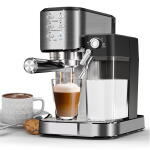 Bluebow 6 in 1 Espresso Machine, 20 BAR Cappuccino and Latte Machine