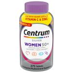 Centrum Silver 275 Ct Multivitamins for Women Over 50, Multimineral Supplement