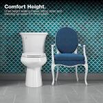 Kohler Highline Arc 12-Inch Rough-In Two-Piece Elongated Chair Height Toilet with Single Flush (1.28 GPF) in White, featuring a Soft Close Seat.