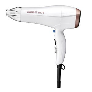  Metallic - Conair Double Ceramic Technology Hair Dryer with Concentrator, 1875 Watts, 565DCR