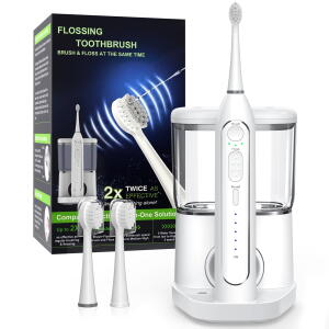 Electric Toothbrush with Water Flosser Combo 