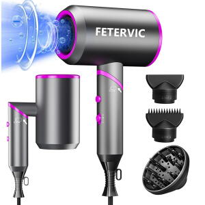 Dark Grey - FETERVIC Upgraded Hair Dryer