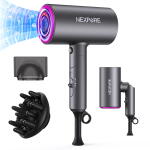 Grey - Hair Dryer, NEXPURE 1800W Professional Ionic Blow Dryer for Hair Care