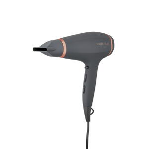 Black - Hairitage 1875 Watts Ionic Hair Blow Dryer, Frizz Control and Shine for All Hair Types​