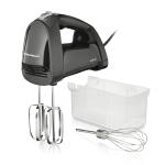 Black - Hamilton Beach 6 Speed Hand Mixer, Quick Burst, Storage Case, New, 62690 