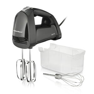 Black - Hamilton Beach 6 Speed Hand Mixer, Quick Burst, Storage Case, New, 62690