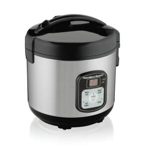 Hamilton Beach Rice Cooker & Food Steamer, 8 Cups Cooked (4 Uncooked)