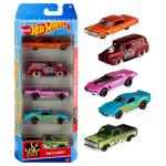 Die-Cast Toy Cars, 5-Pack of Hot Wheels Cars or Trucks in 1:64 Scale (Styles May Vary)